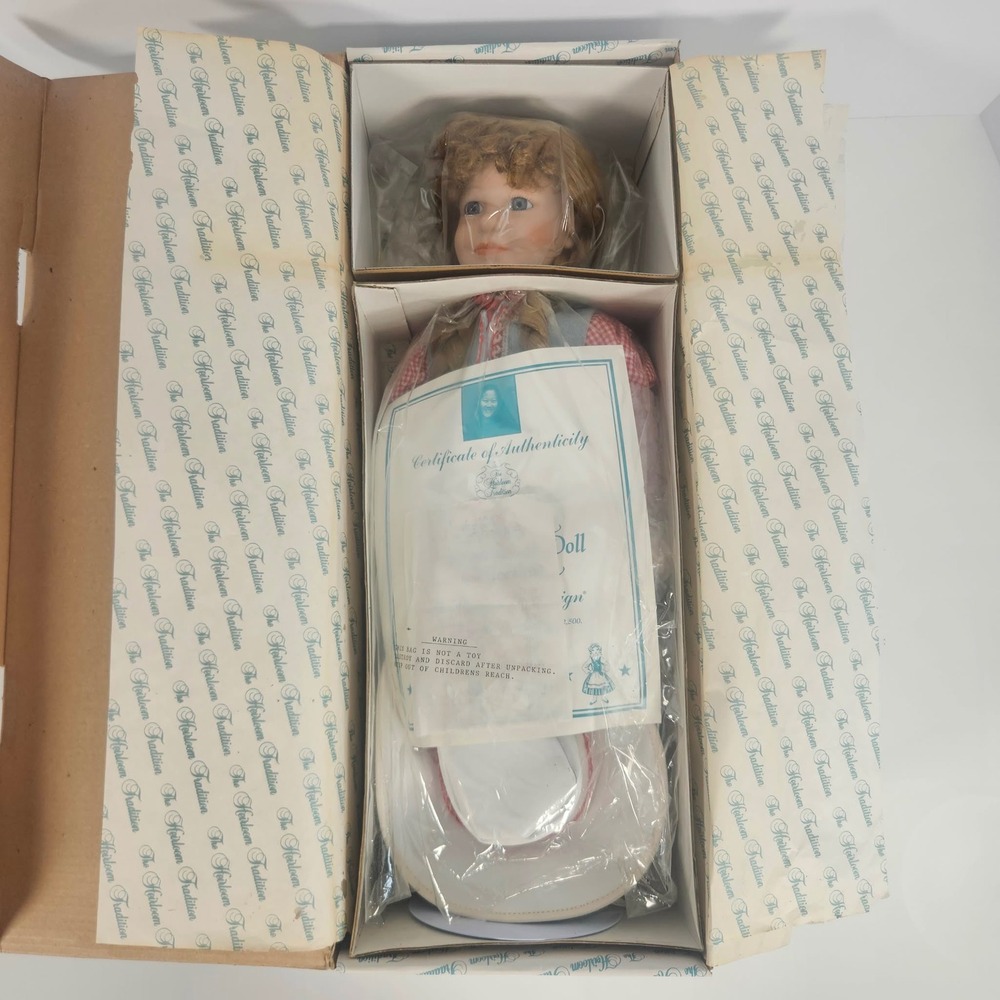 Strawberry Blonde Blue Eyes Heirloom International Marian Yu Design Porcelain
